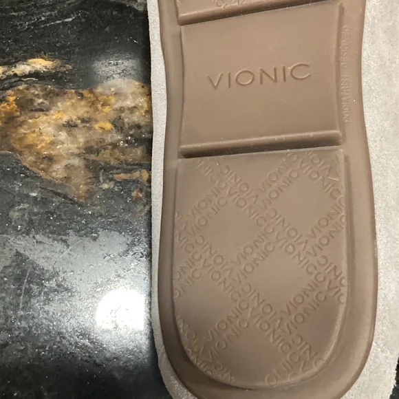 Vionic Debbie Women's Suede Loafers in Light Gray 8.5 - Picture 5 of 9